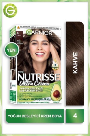 Nutrisse Intensive Nourishing Permanent Cream Hair Dye 4 Brown - 3