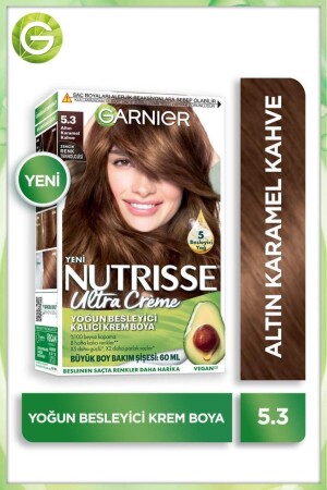 Nutrisse Intensive Nourishing Permanent Cream Hair Dye 5. 3 Goldenes Karamellbraun - 1