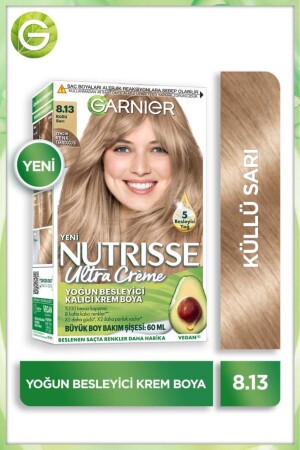 Nutrisse Intensive Nourishing Permanent Cream Hair Dye 8. 13 Aschblond - 1