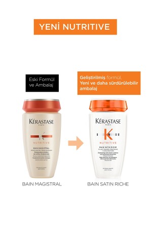 Nutritive Bain Satin Riche Yoğun Nemlendirici Şampuan 250 ml - 5