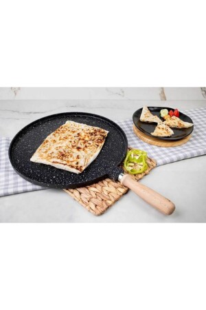 Oaks Fladenbrot-Pizzagrillpfanne aus Gussgranit OAK001 - 1