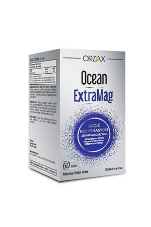 Ocean ExtraMag Dreifach-Kombinationsnahrungsergänzungsmittel 60 Tabletten - 2