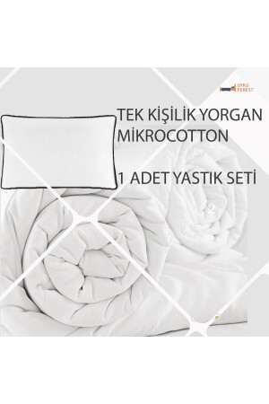 Öğrenci Seti -tek Kişilik Yorgan Ve Yastık Seti - Yorgan - Yastık - Mikro Koton Set 1XTKY-1XYST - 1