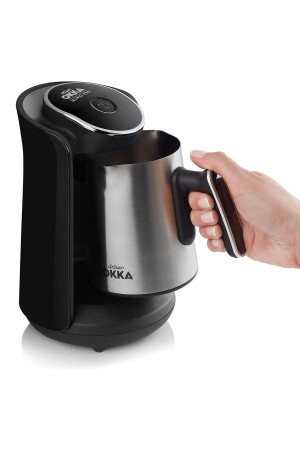 Okka Minio Pro OK0010-K Türkische Kaffeemaschine, Stahl, Chrom - 7