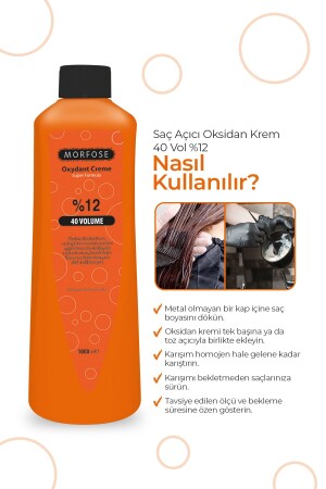 Oksidan Krem 40 Vol %12 1000 Ml - 5