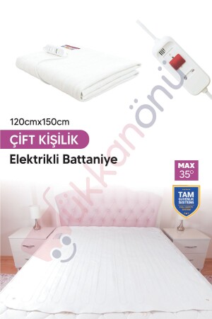 Omak Elektrikli Çift Kişilik Battaniye 120x150 Cm. (2 YIL GARANTİLİ) RH-116 - 1