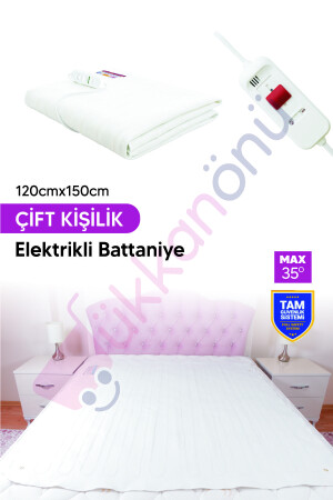 Omak Elektrikli Çift Kişilik Battaniye 120x150 Cm. (2 YIL GARANTİLİ) RH-116 - 3