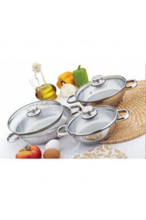 Omlet Set 6 Parça (cam Kapaklı) - 1