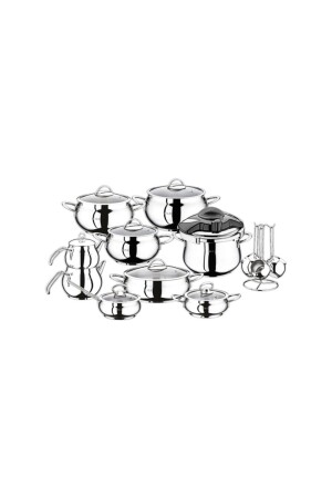 Oms 1029 22-teilige Mitgift-Sets aus Stahl, schlicht 1029pcs22 - 1