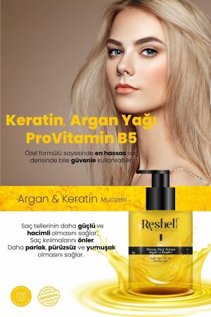 Onarıcı Argan & Keratin Saç Bakım Yağı 100 ml - 5