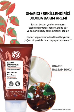 Onarıcı-Şekillendirici (Baume Botanique) Jojoba Prebiyotik Bakım Kremi - Vegan-150 ml - 5