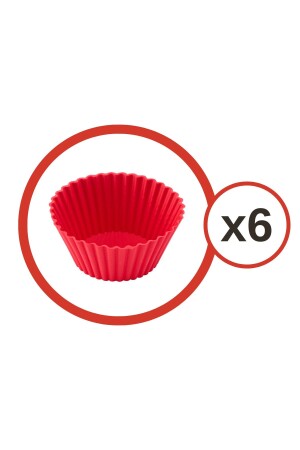 Onikiden Airfryer Silikon-Kuchen-Muffin-Form, 6 Stück – kompatibel mit allen Heißluftfritteusen Sl33 - 5