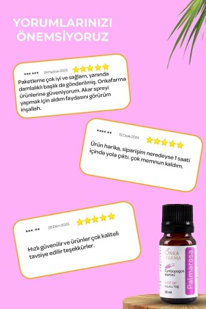 Onka Farma 100 % reines ätherisches Palmarosaöl – 10 ml - 8