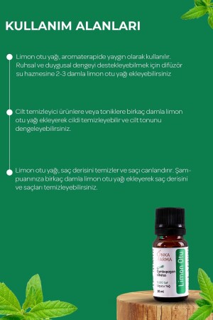 Onka Farma 100 % reines ätherisches Zitronengrasöl – 10 ml - 5