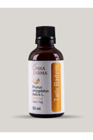 Onka Farma 100 % reines Süßmandelöl – kaltgepresst – 50 ml - 1