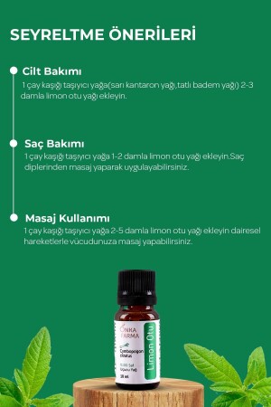 Onka Farma %100 Saf Limon Otu Uçucu Yağı - 10 ml - 6