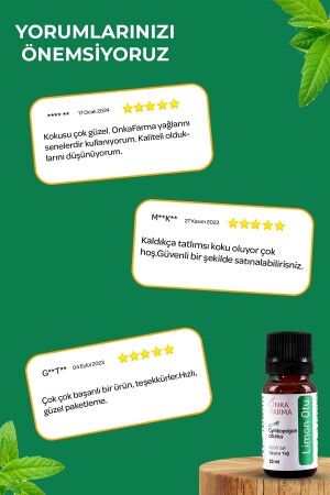 Onka Farma %100 Saf Limon Otu Uçucu Yağı - 10 ml - 8