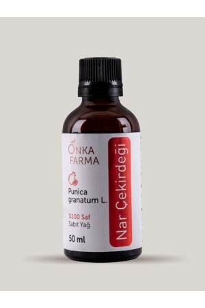 Onka Farma Granatapfelkernöl – 100 % reines Granatapfelkernöl – kaltgepresst – 50 ml - 3