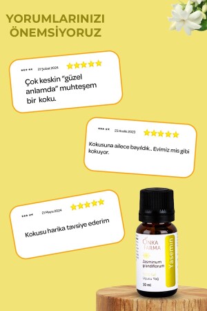 Onka Farma Jasminöl – 100 % reines und natürliches ätherisches Öl ohne Zusatz – 10 ml - 8