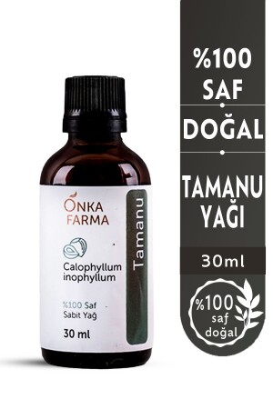 Onka Farma Tamanu Yağı - %100 Saf Doğal Soğuk Sıkım - 30 ml - 2