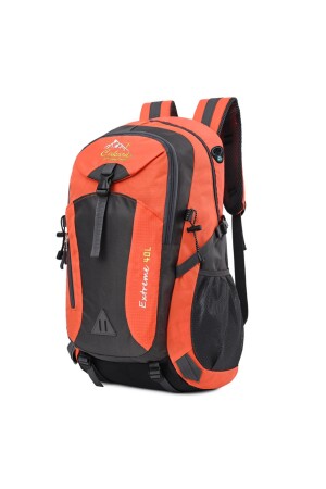 Orange Importierte funktionale, wasserdichte Outdoor-Bergsteiger-Sporttasche mit mehreren Taschen, 40 lt - 2