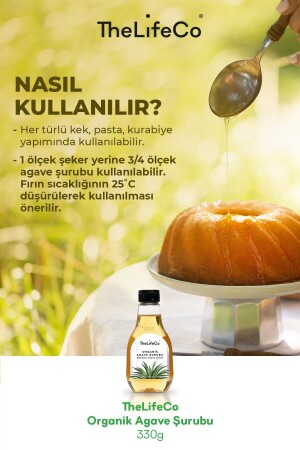 Organik Agave Şurubu 330 G (vegan, Bitkisel, Rafine Edilmemiş Şeker Alternatifi) 8680088120511 - 6