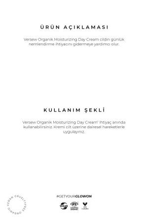 Organik Mousturizing Nemlendirici Günlük Bakım Kremi 50 Ml - 9