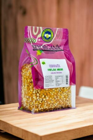 Organik Patlak Mısır 1kg - 4