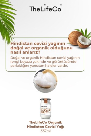 Organik- Soğuk Sıkım Hindistan Cevizi Yağı 337 Ml (vegan) - 6