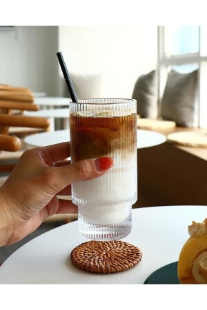 Origami-Glas 450 ml Espresso-Glas Latte-Glas Kaffee-Glas Präsentations-Pinterest-Glas - 4