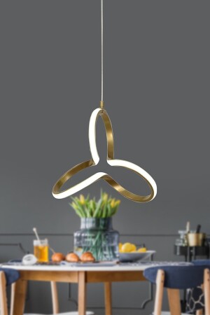 Original Clover Modern Gold Case LED-Kronleuchter mit weißem Licht Clover LED-Kronleuchter Clover - 7