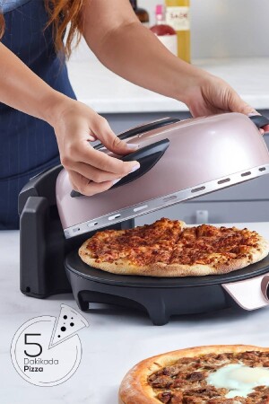 Original Gastro 10 in 1 Pizza- und Lahmacun-Maschine Biodiamond Rosegold Neu 153. 09. 01. 1863-1 - 5