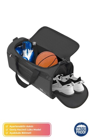 Originale Unisex-Sporttasche für Reisen, Training, Fitnessstudio, Fitness, mit Vordertasche und Schuhfach - 2