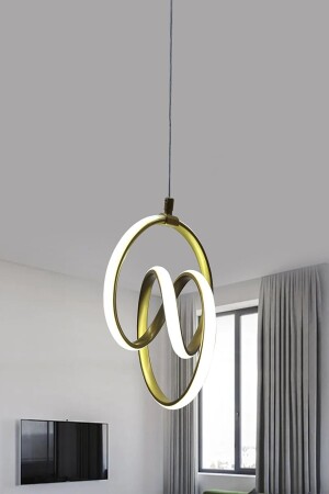 Orjinal Imza Modern Gold Kasa Beyaz Işık Led Avize Imza Ledli Avize TYC00625160992 - 6