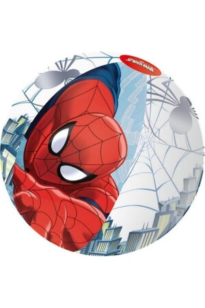 Örümcek Adam Lisanslı Yüzme Seti Havuz Deniz Topu Kolluk Simit Spiderman Kolluk Simit Top set - 4