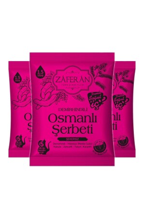 Osmanlı Şerbeti 3x1.5 Lt. Demirhindi Şerbeti Ramazan Şerbeti Doğal Şerbet - 2