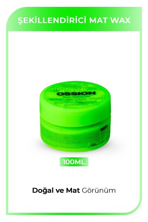 Ossion Mat Saç Şekillendirici Wax 100 ml - 2