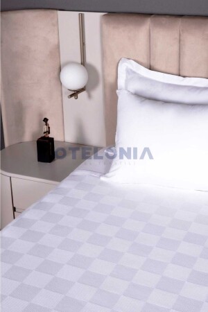 Otel Serisi Büyük Dama Desen Otel Pikesi Çift Kişilik 200x230cm çift kişilik - 4