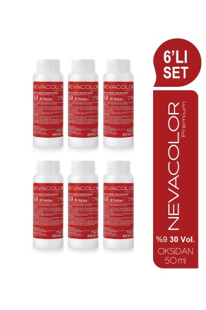 Oxidationscreme 50 ml – 30 Vol. 9 % 6 Packungen - 2