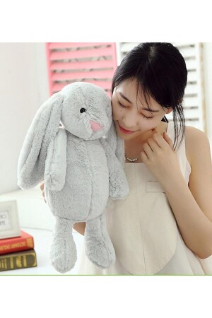 Oyun ve Uyku Arkadaşım Sevimli Uzun Kulak Bunny Peluş Tavşan 65 cm ( %100 Yerli ÜRÜN) csbunnytavsan - 8