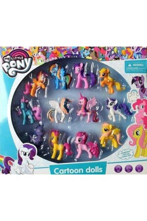 Oyuncak 12 Li Set Figür Oyuncak Pony Ler My Little Pony Oyuncakları 12li - 2