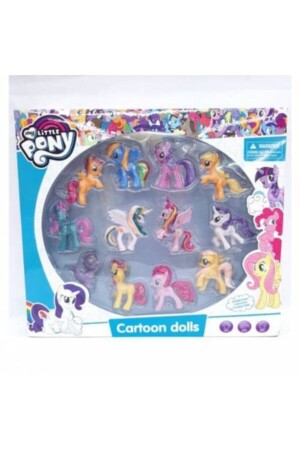 Oyuncak 12 Li Set Figür Oyuncak Pony Ler My Little Pony Oyuncakları 12li - 4