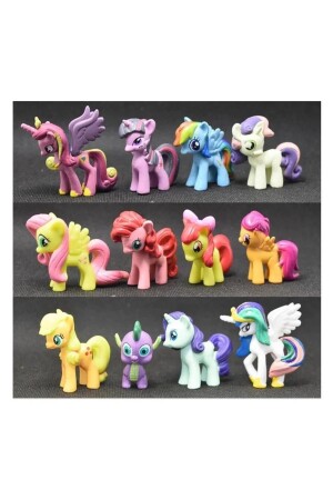 Oyuncak 12 Li Set Figür Oyuncak Pony Ler Oyuncakları 12li - 2