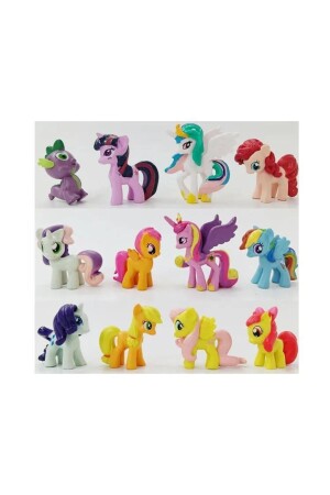 Oyuncak 12 Li Set Figür Oyuncak Pony Ler Oyuncakları 12li - 5