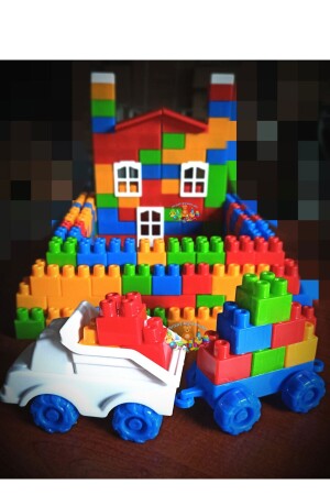 Oyuncak Eğitici Öğretici Blocks 120 Parça Lego Blok Anasınıfı Gelişim Seti block 120 - 5