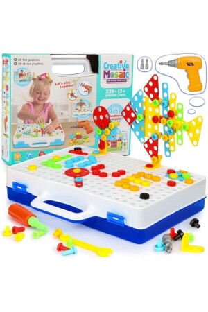 Oyuncak Matkaplı 3d Yaratıcı Tamir Seti Puzzle Eğitici - 1