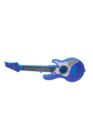 Oyuncak Rock Gitar Metal Telli 45 Cm Mavi - 3