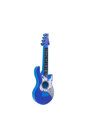 Oyuncak Rock Gitar Metal Telli 45 Cm Mavi - 4