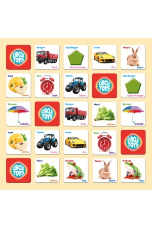 Özlem Toys Match Up Eşleştirme Kartları 140 Parça 4 Kategori Beceri Zeka Gelişimi gry00018 - 6