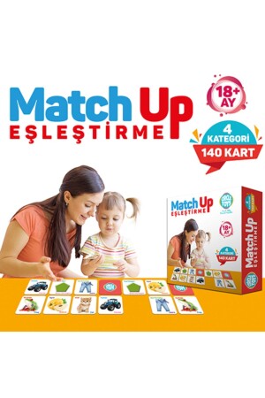 Özlem Toys Match Up Matching Cards 140 Teile 4 Kategorien Fähigkeit Intelligenzentwicklung gry00018 - 4